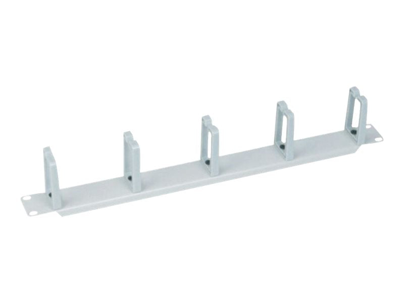VALUE 48,26cm 19Zoll-Frontplatte Kabelführung Typ C RAL 7035 Vorderansicht