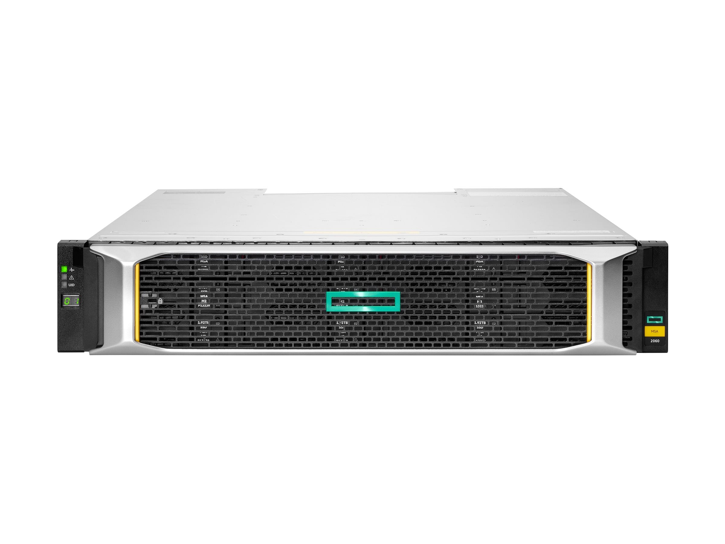 HPE MSA 2060 LFF 2x12Gb SAS 4-port Controller 7x8TB HDD 56TB Storage Array Bdl