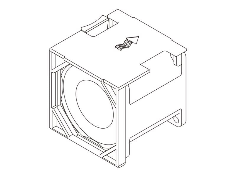 LENOVO ISG Thinksystem SR650/a V4 Performance Fan Module Option Kit - Vorderansicht