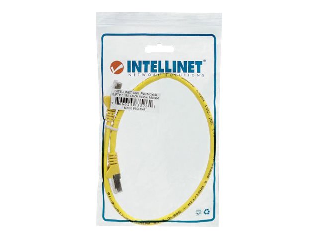 INTELLINET Netzwerkkabel Cat6a S/FTP 2 m Vorderansicht