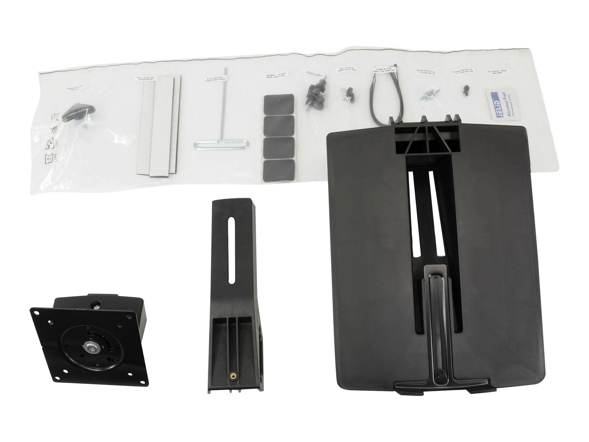 Verpackung des ERGOTRON WorkFit Convert-to-LCD und Laptop Kits