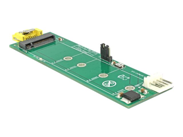 DELOCK Konverter SATA Pin 8 Power Buchse > M.2 Key B Slot - Detailansicht
