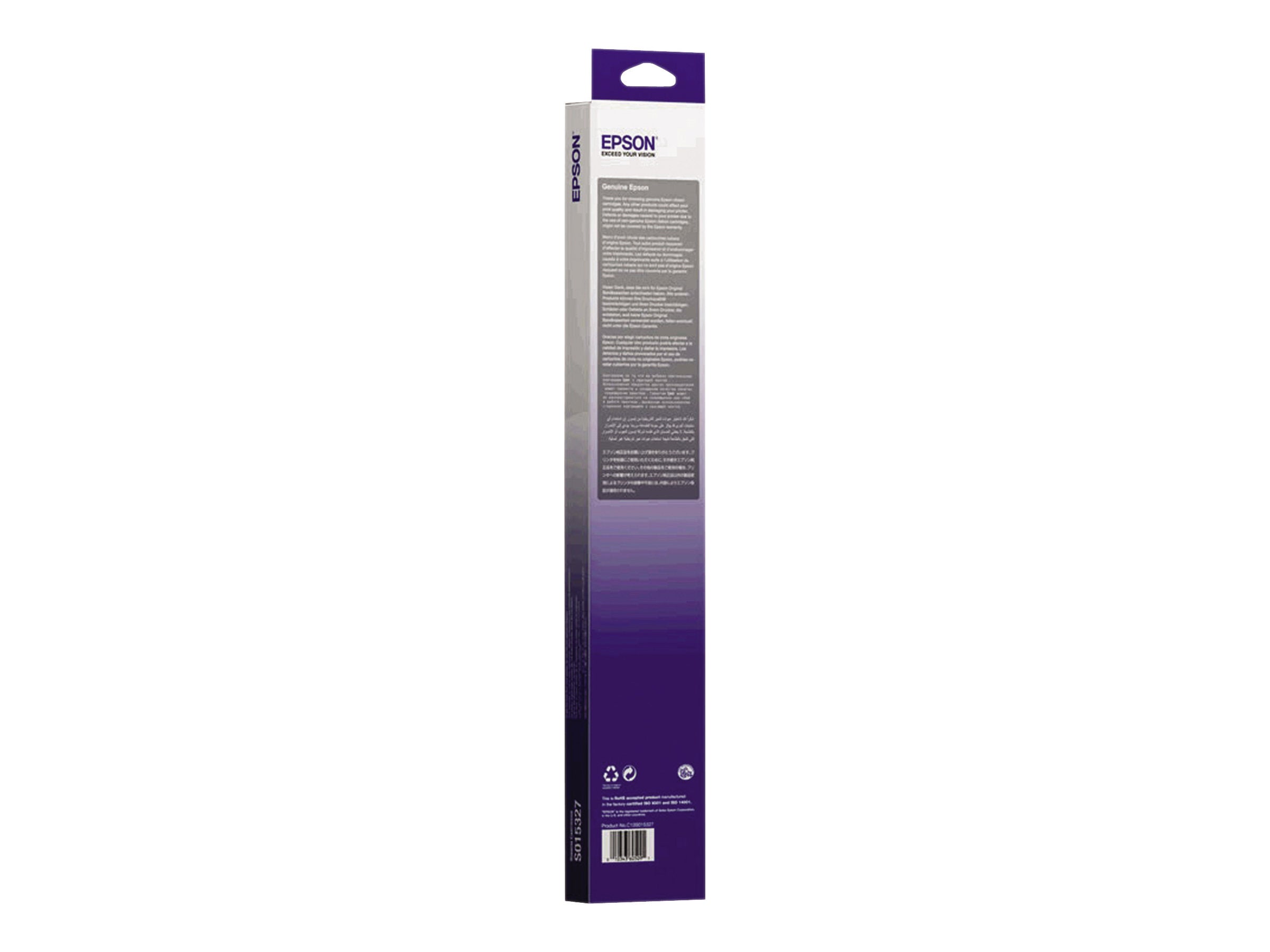 EPSON S015327 Farbband schwarz Vorderansicht