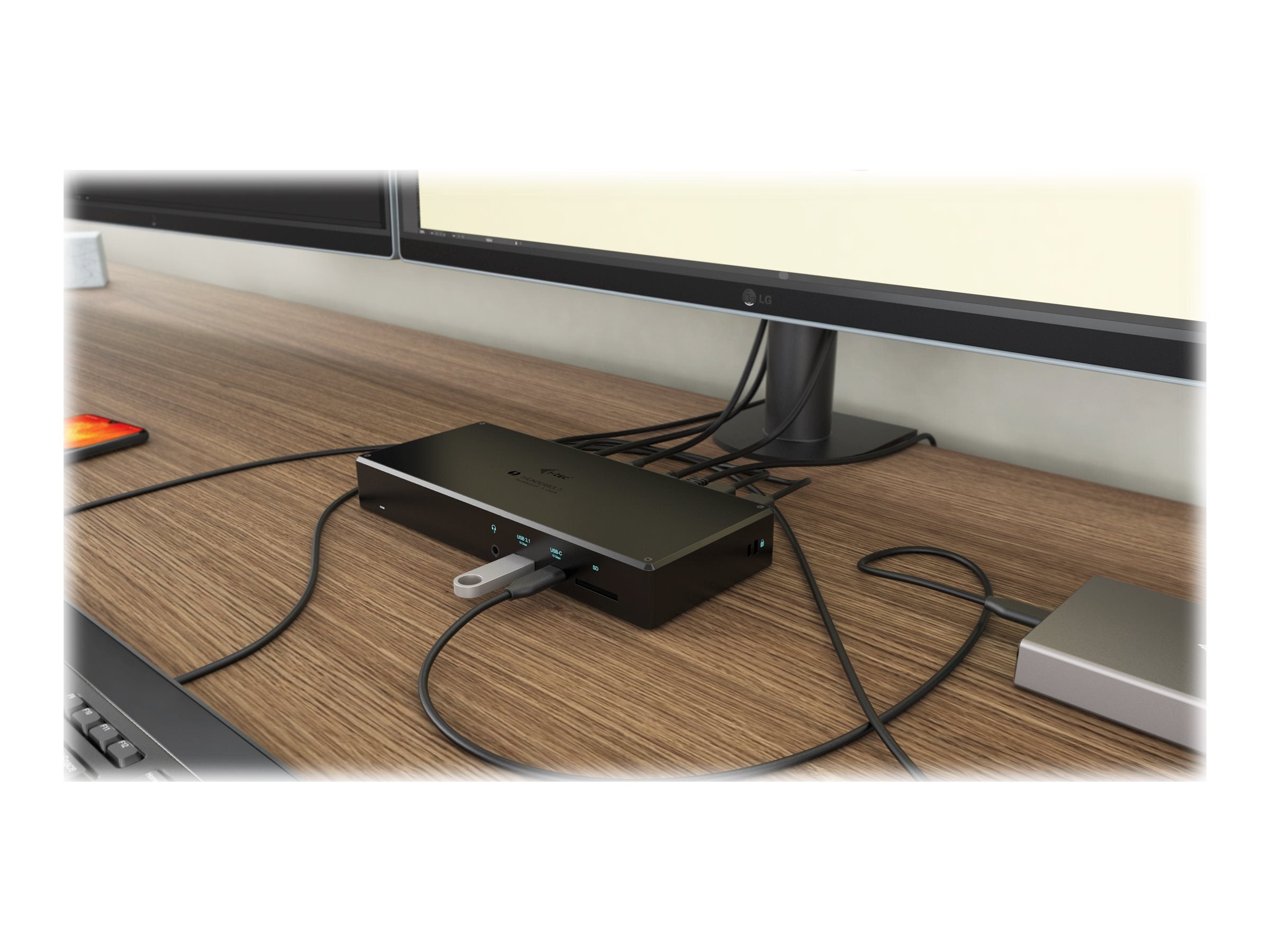 I-TEC Thunderbolt 3 Docking Station Rückansicht
