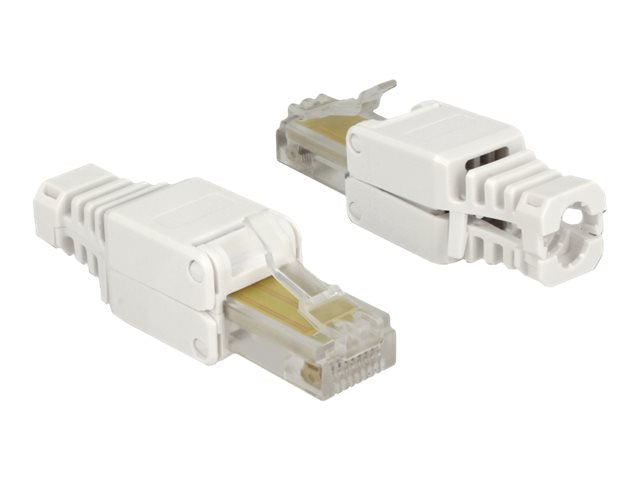 DELOCK RJ45 Stecker Cat.5e UTP werkzeugfrei Verpackung