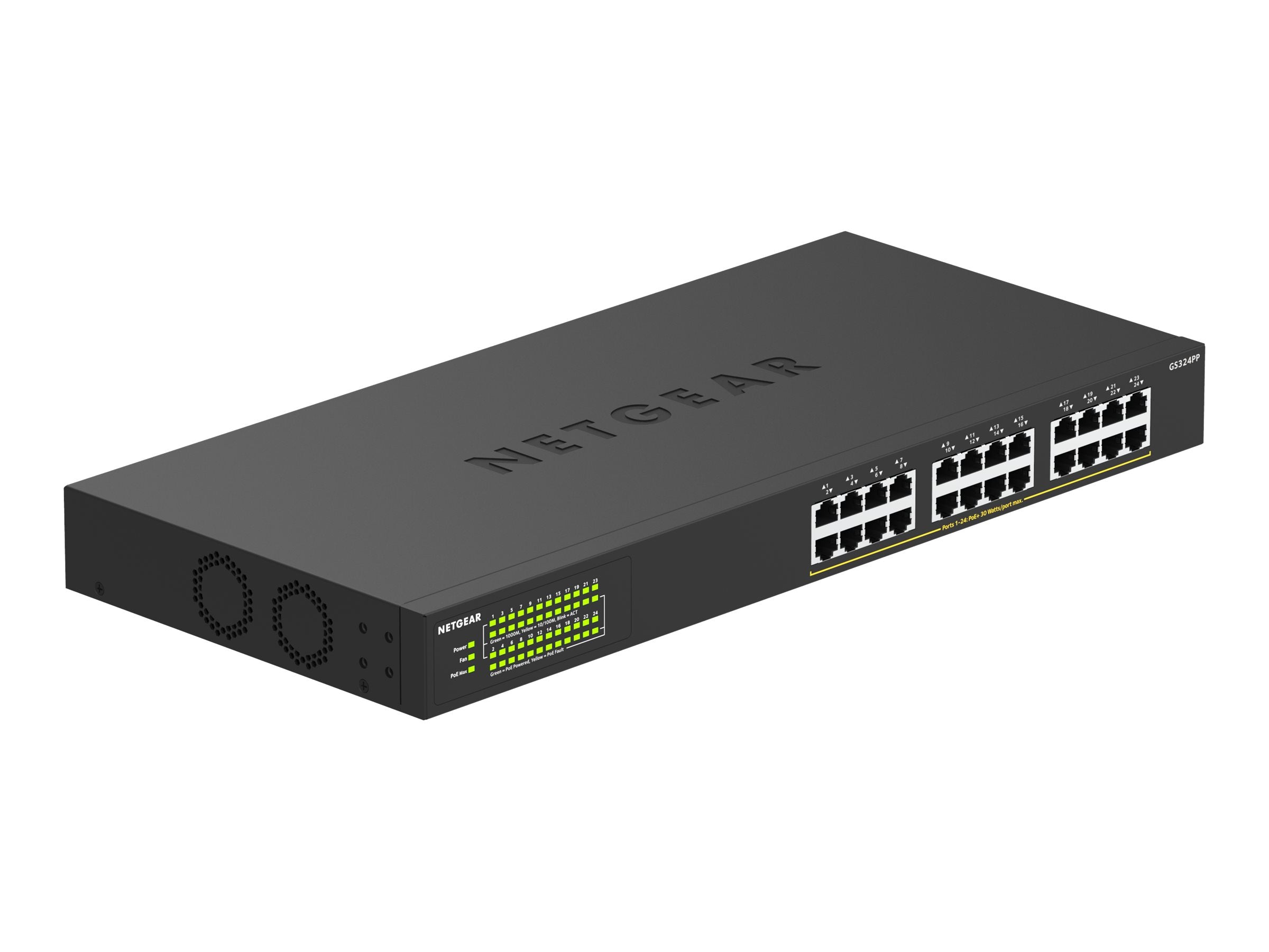 NETGEAR 24PT GIGE UNMANAGED SWITCH W/ POE+
