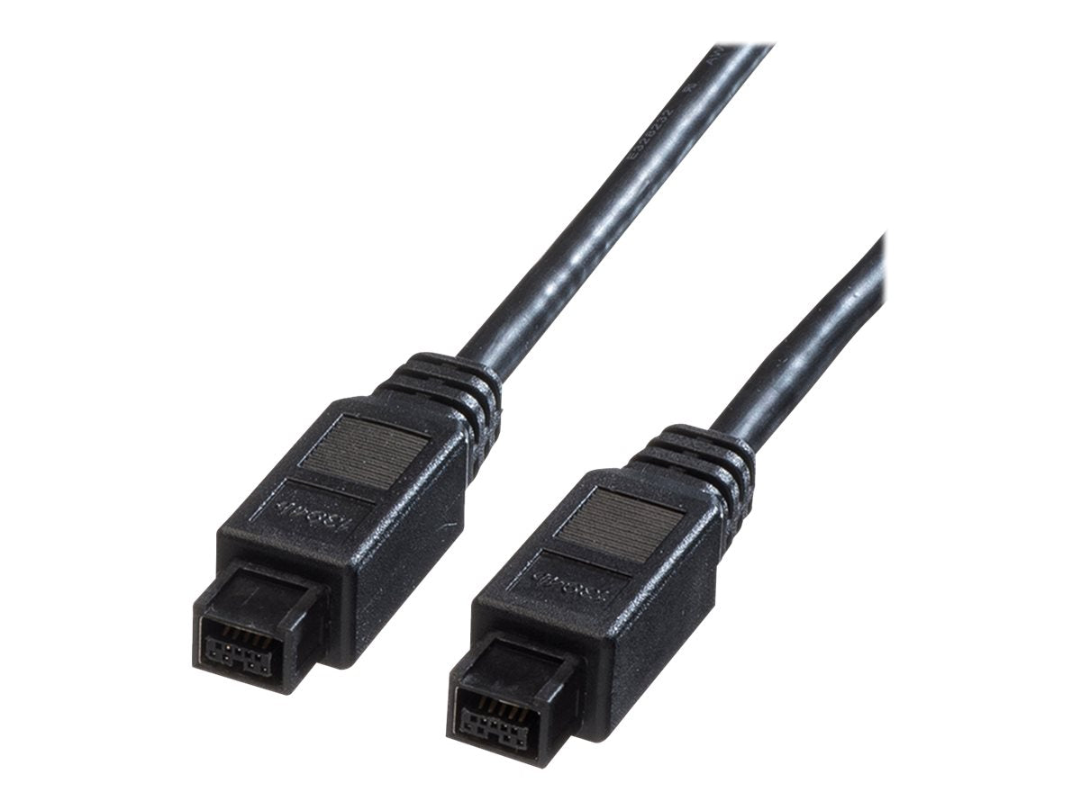 ROLINE IEEE 1394b Kabel 9/9polig schwarz 1,8m - Detailansicht