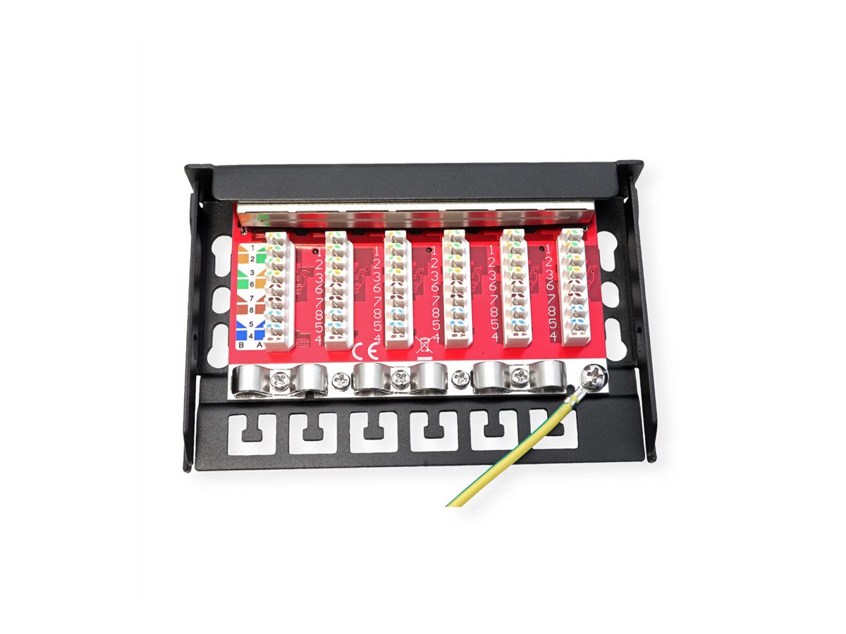 ROLINE Mini-Patchpanel Kat.6A Detailansicht