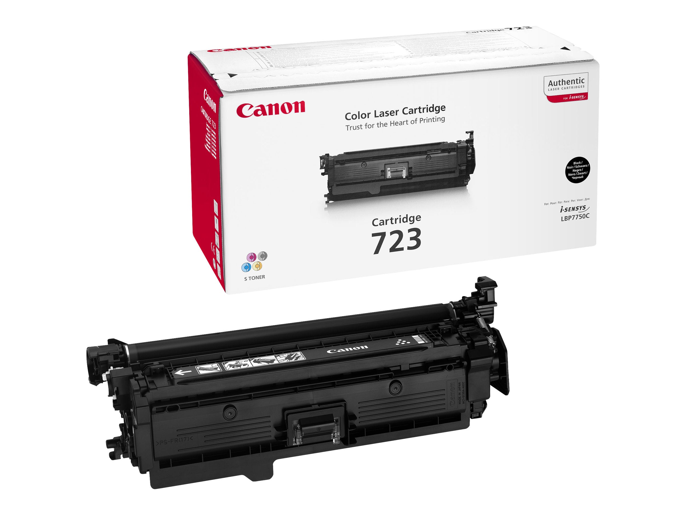 CANON 723 Toner schwarz Vorderansicht