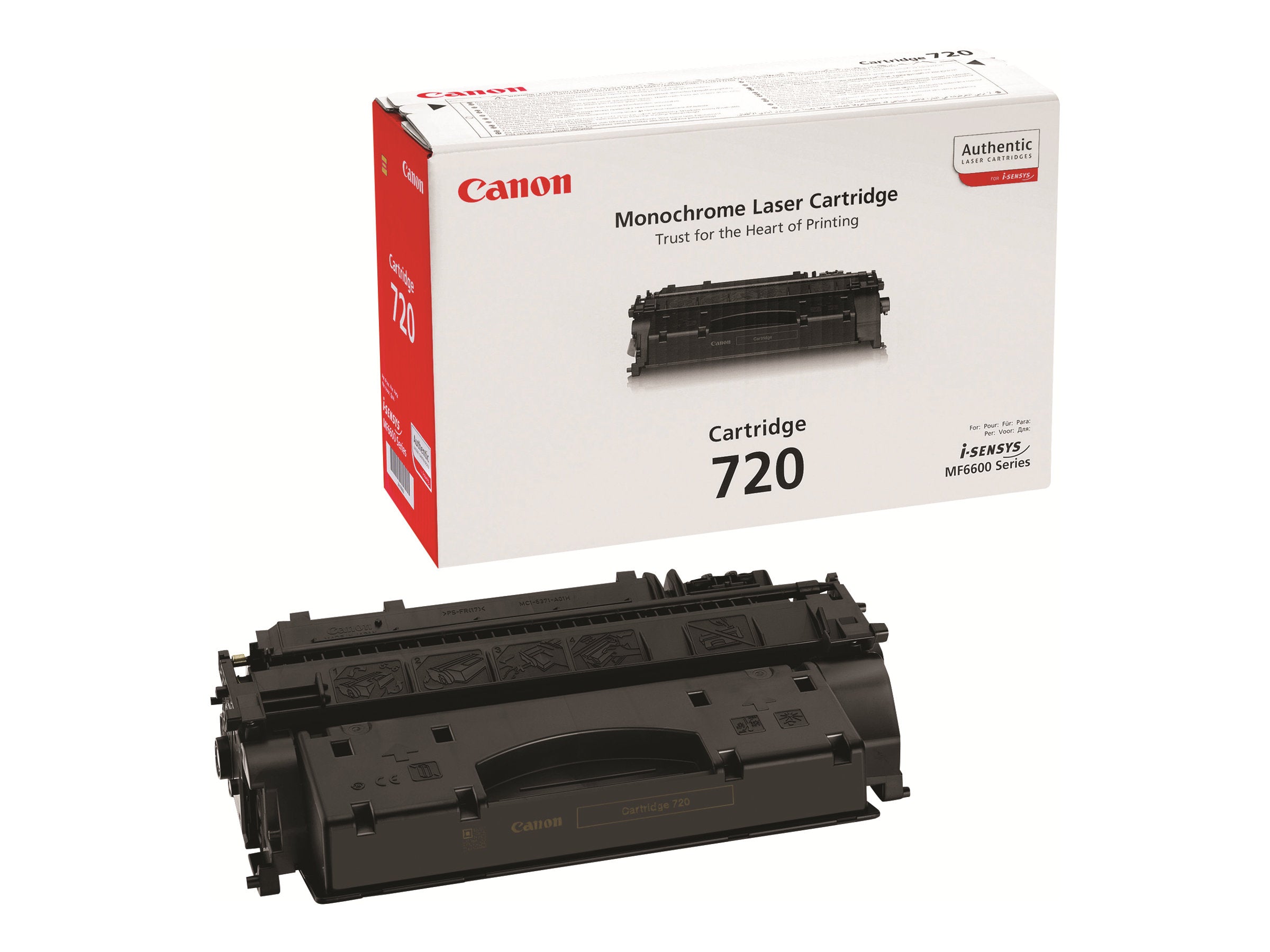 CANON 720 Toner schwarz Vorderansicht