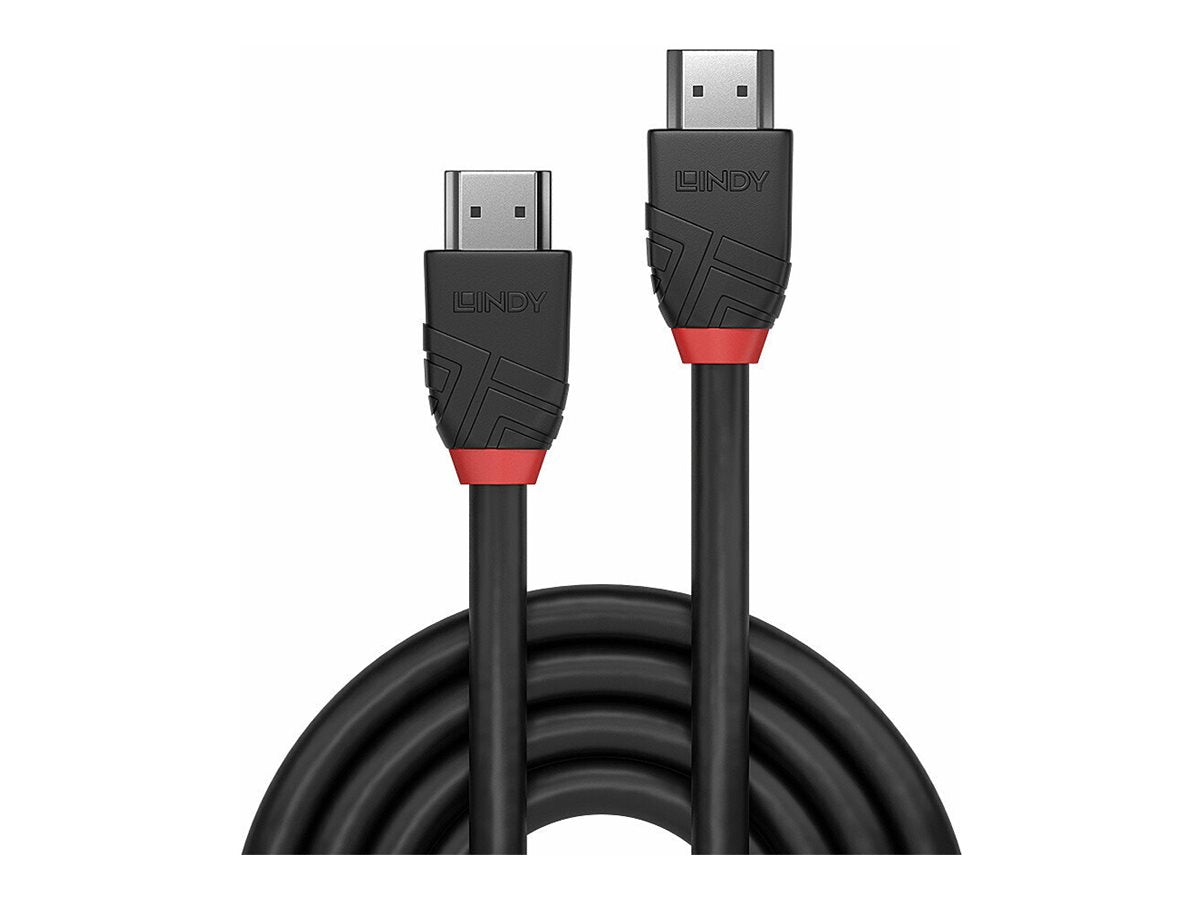 LINDY 1m 8K60Hz HDMI Cable Black Line - Anschlussansicht