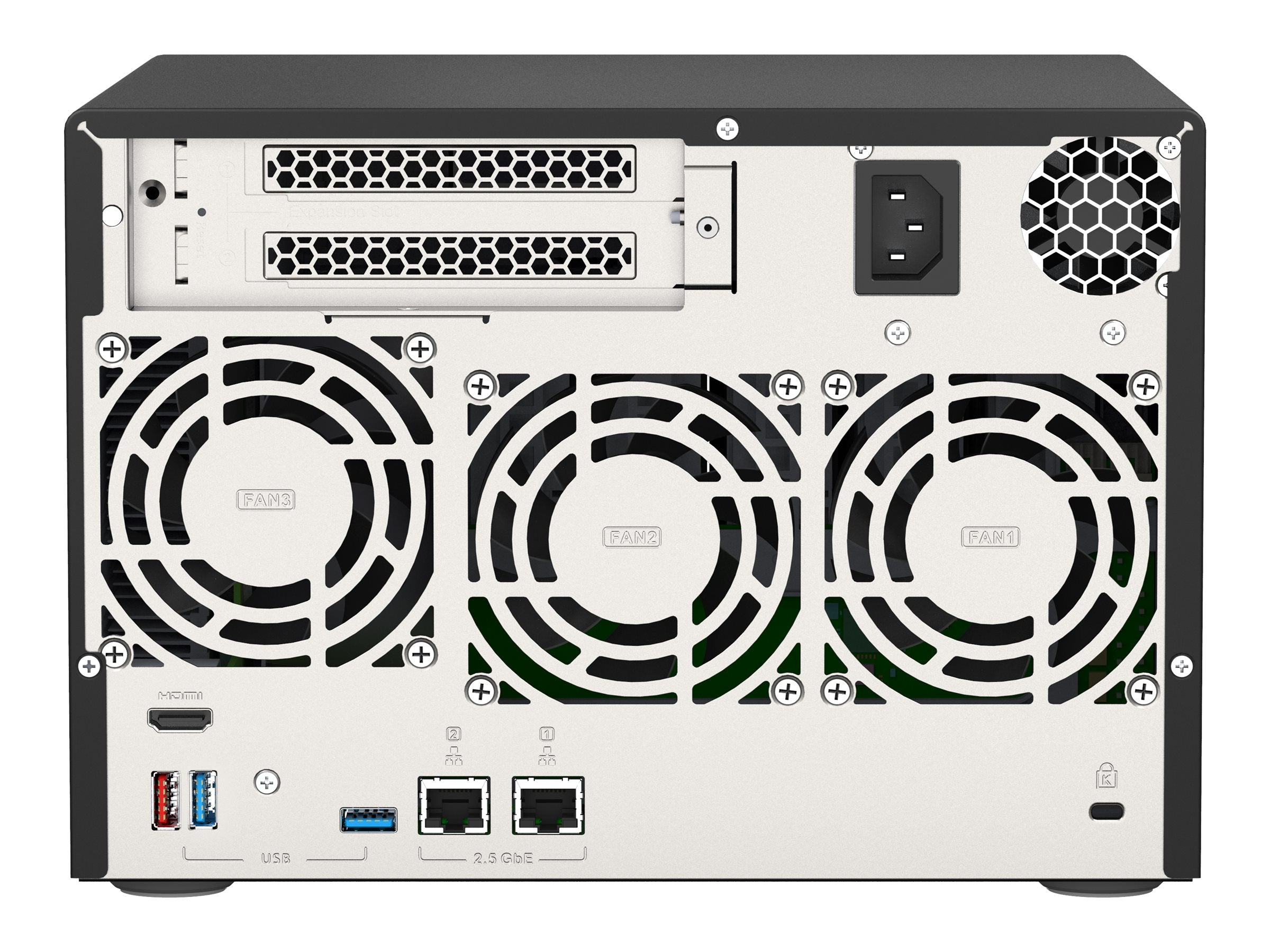 QNAP TVS-675-8G NAS-Server Seitenansicht