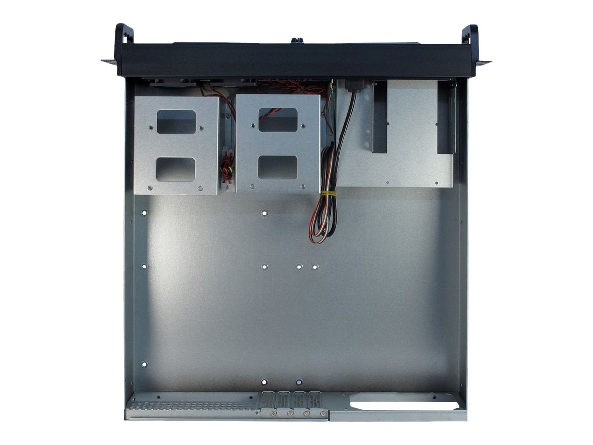 VALUE 48,26cm 19Zoll Servergehäuse 2HE kurz schwarz - Vorderansicht