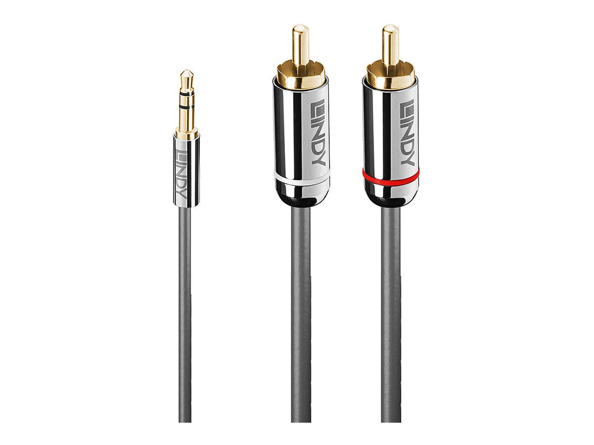 LINDY 1m Phono Audiokabel Cromo Line - Vorderansicht