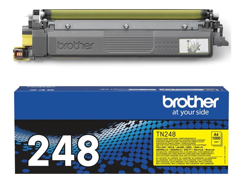 BROTHER TN248Y Tonerpatrone Seitenansicht