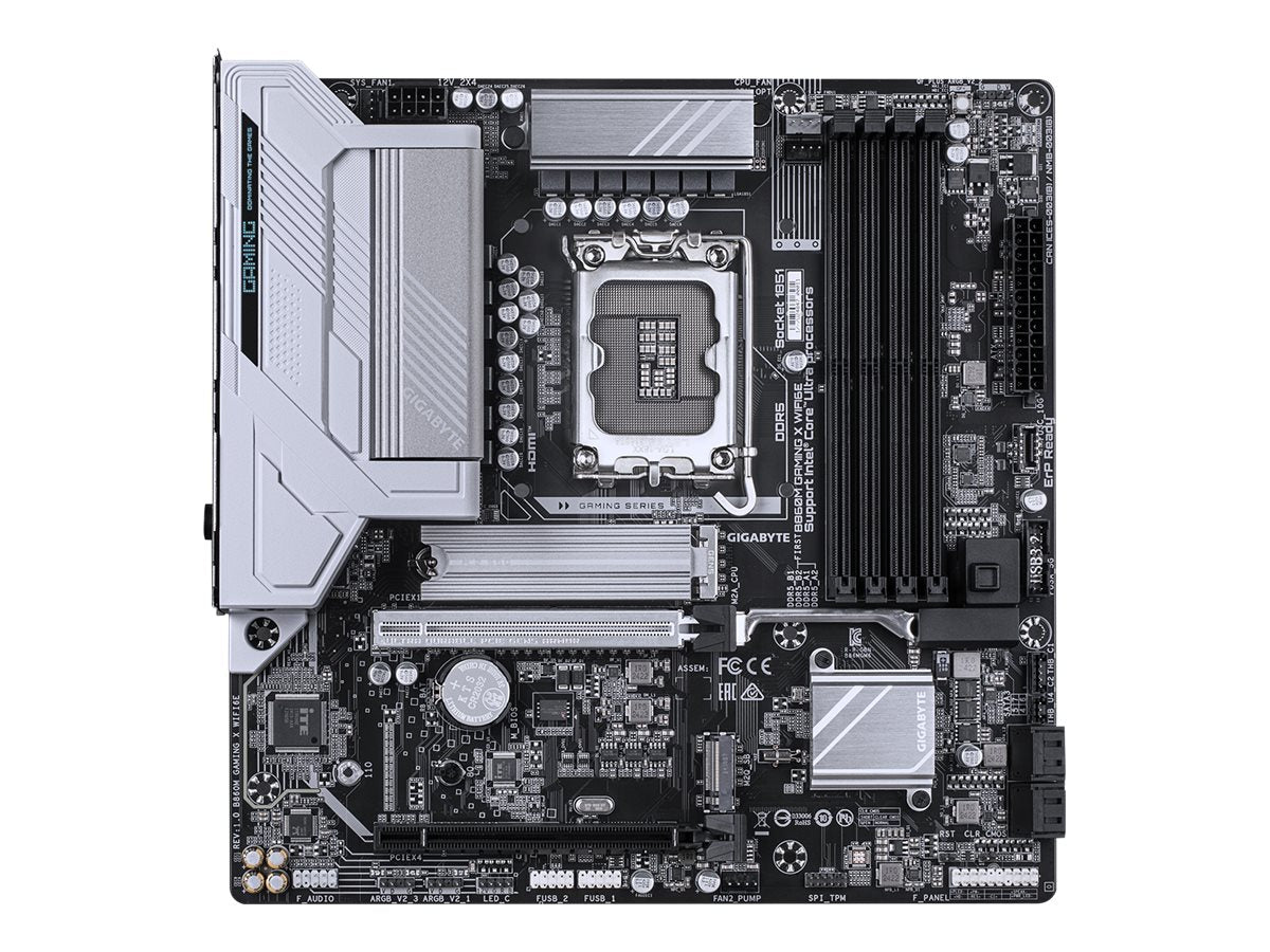 GIGABYTE B860M GAMING X WIFI6E Motherboard Vorderansicht