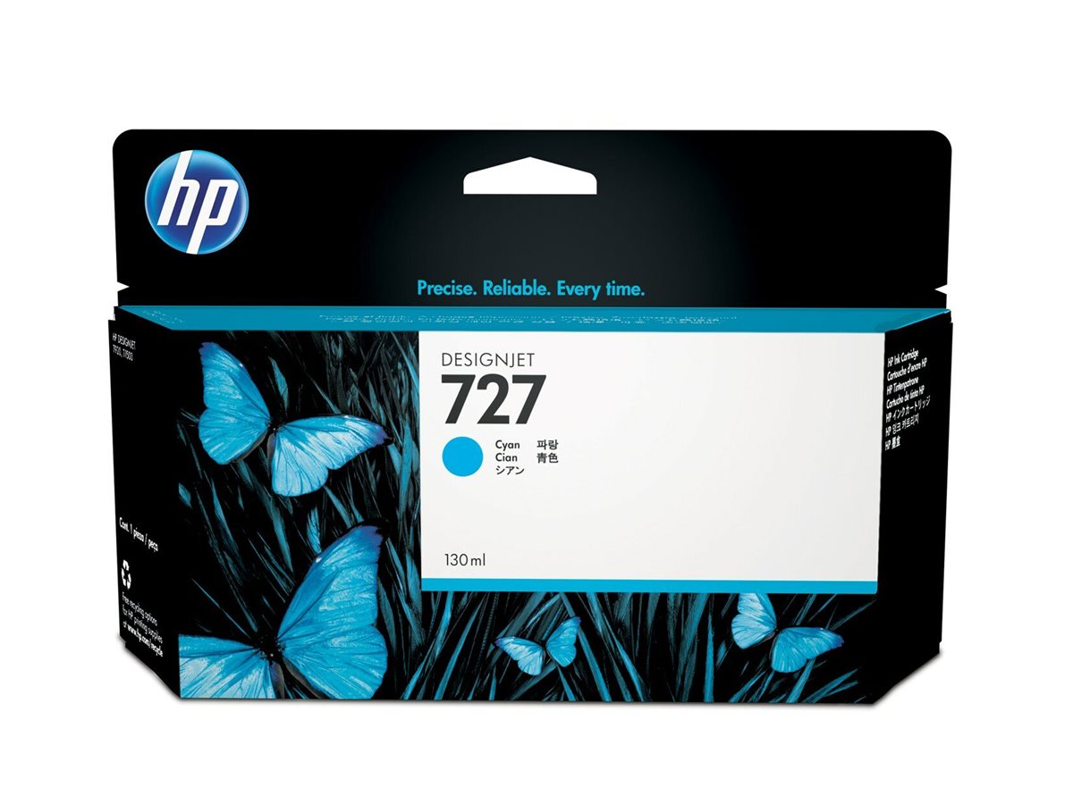 HP 727 Original Tinte cyan Detailansicht