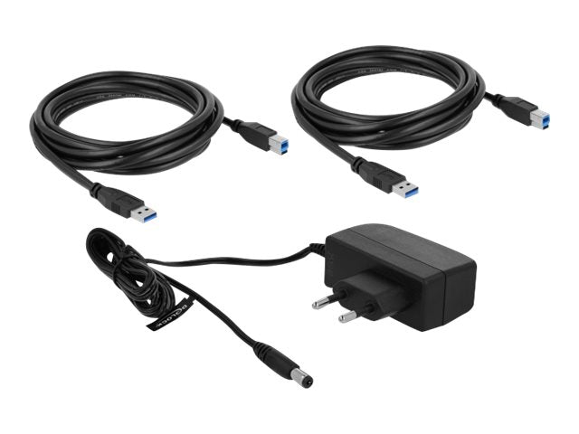 DELOCK USB 3.0 Matrix Switch 2 x 2 Vorderansicht