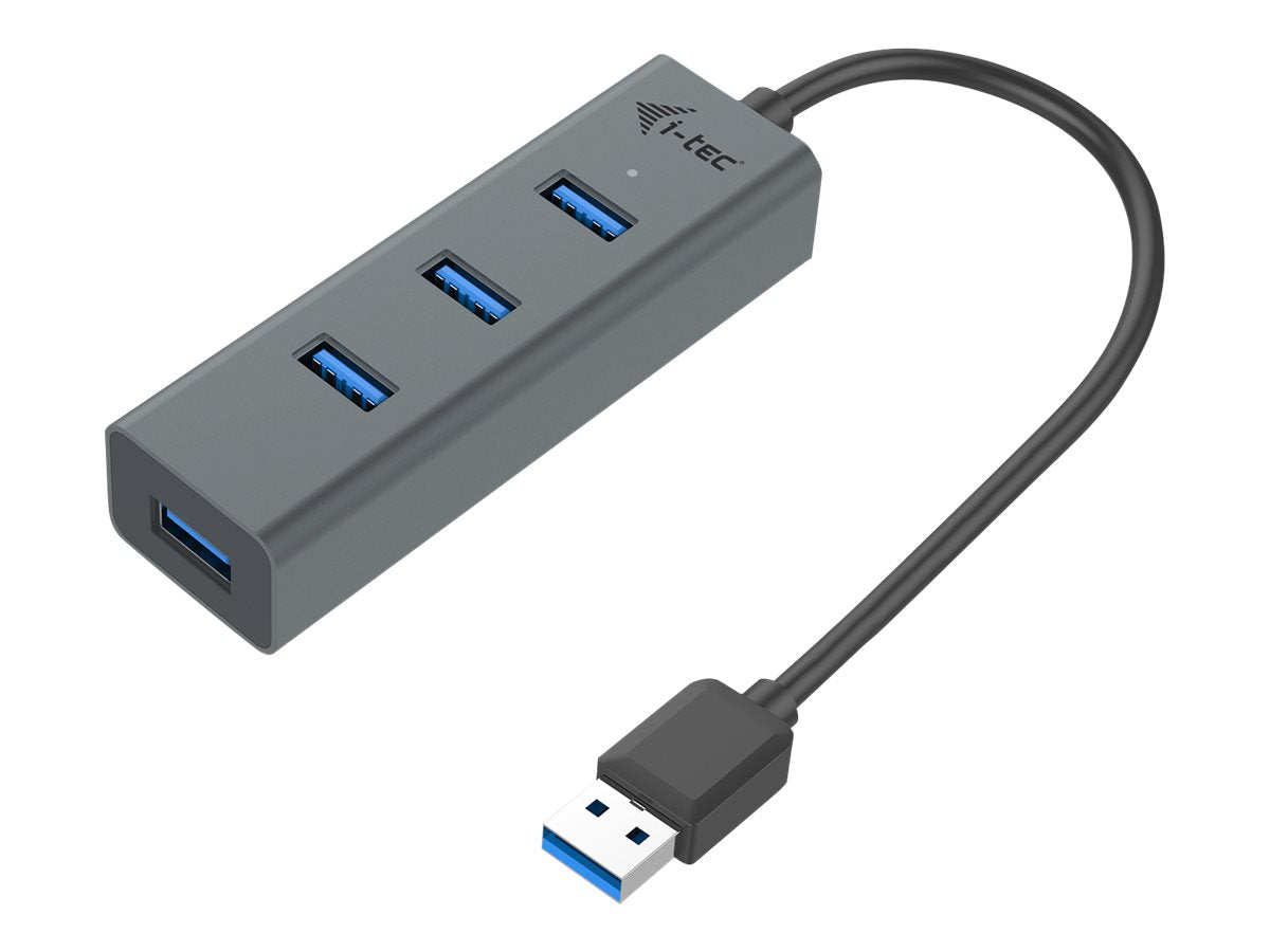 I-TEC USB 3.0 Metal HUB 4 port Vorderansicht