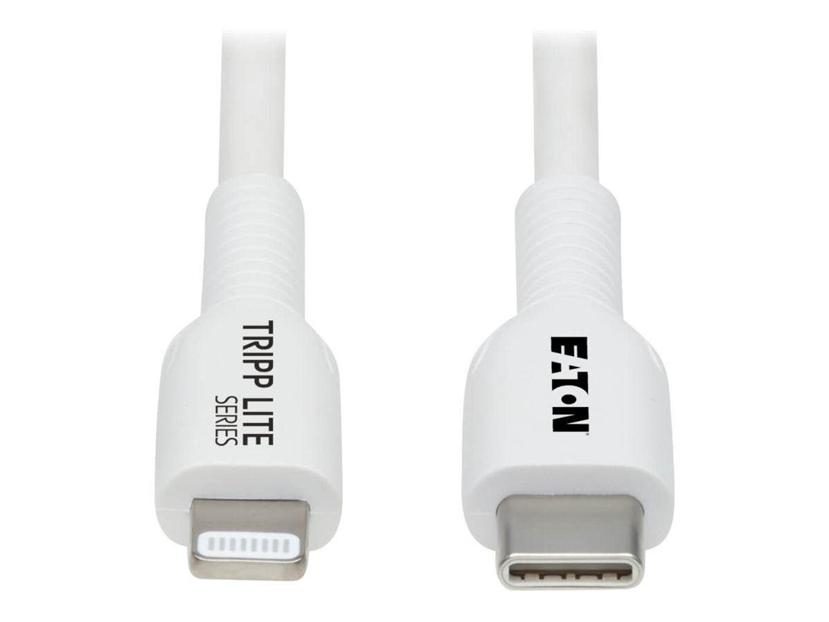 EATON TRIPPLITE Safe-IT USB-C to Lightning Kabel M/M Vorderansicht