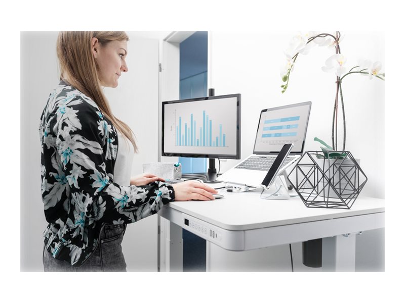 DIGITUS Electric höhenverstellbarer Schreibtisch 120x60cm Detailansicht