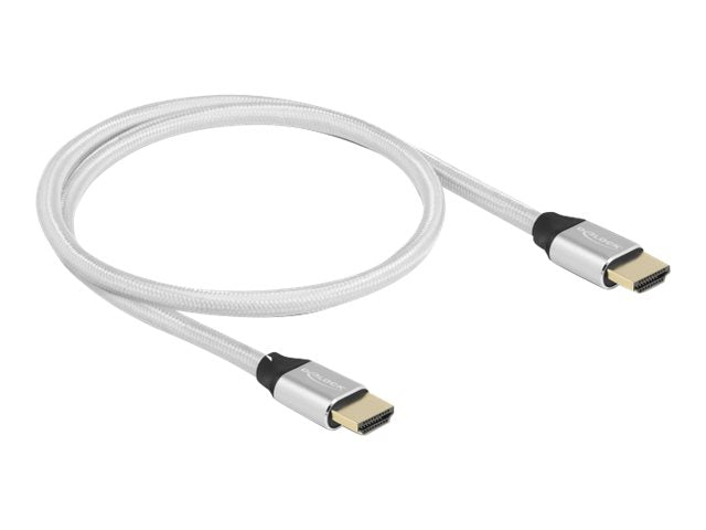 DELOCK Ultra High Speed HDMI Kabel 48 Gbps 8K 60Hz silber 0