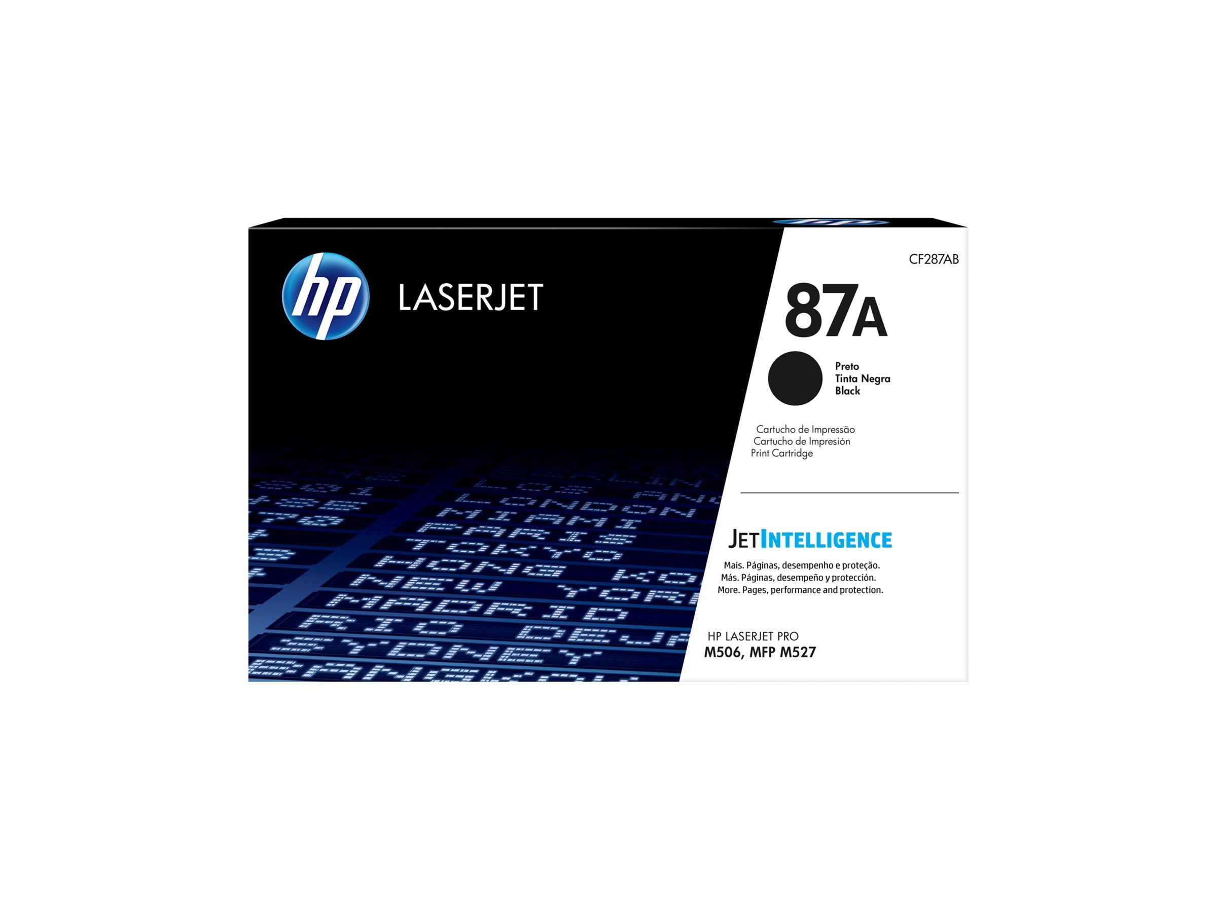 HP original Toner cartridge CF287A black - Seitenansicht