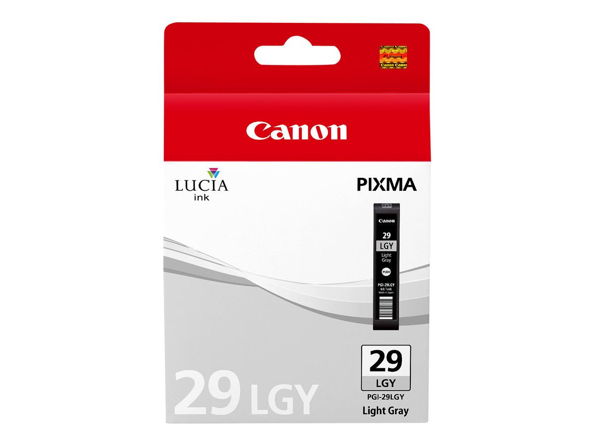 CANON PGI-29 LGY Tinte hell grau Detailansicht