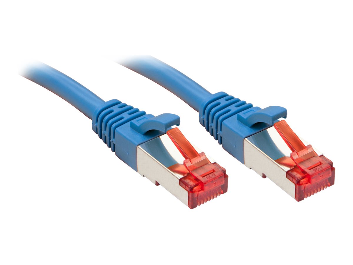 LINDY Cat.6 S/FTP Kabel, blau, 20m Patchkabel - Vorderansicht
