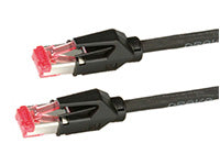 DRAKA Patchkabel Kat.6 Class E S/FTP UC900 TM21 LSOH schwarz 1m