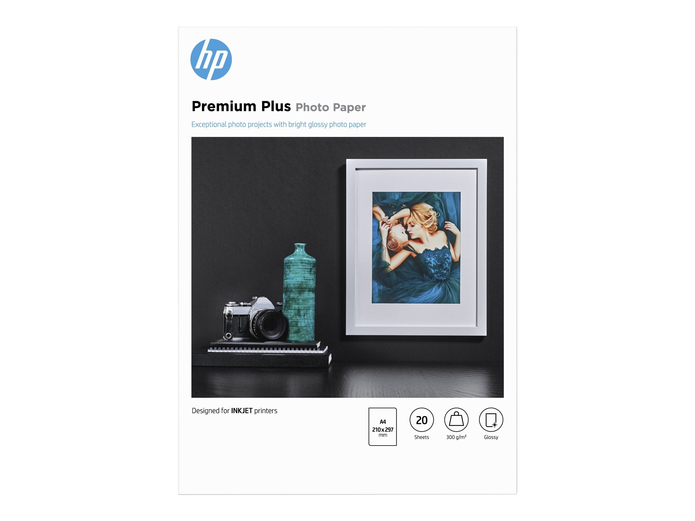 HP CR672A Premium Plus Fotopapier glänzend Detailansicht