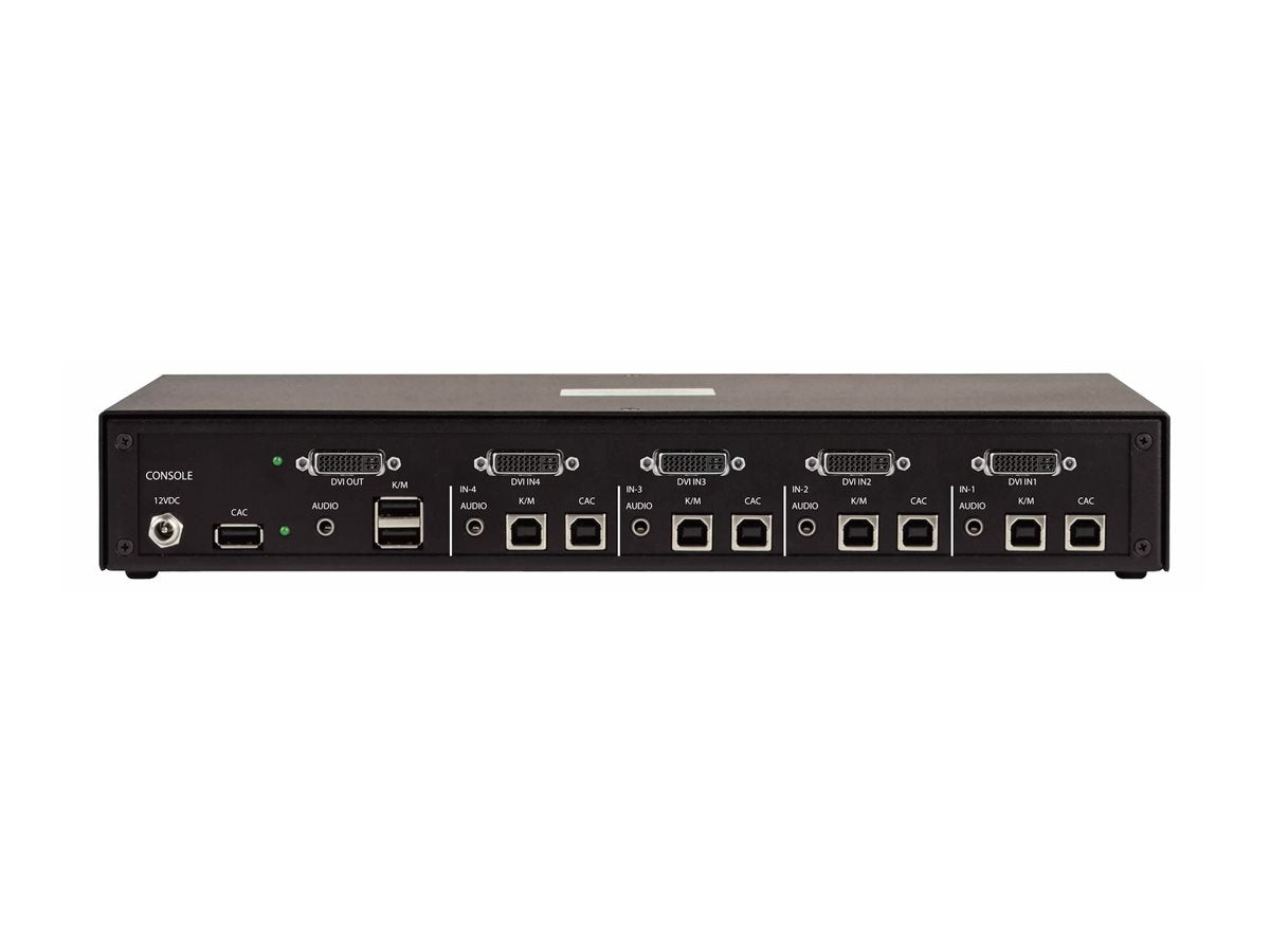 STARTECH.COM 4-Port Secure KVM Switch DVI NIAP 4.0 Zertifizierter Desktop KVM Umschalter CAC Port Made in USA