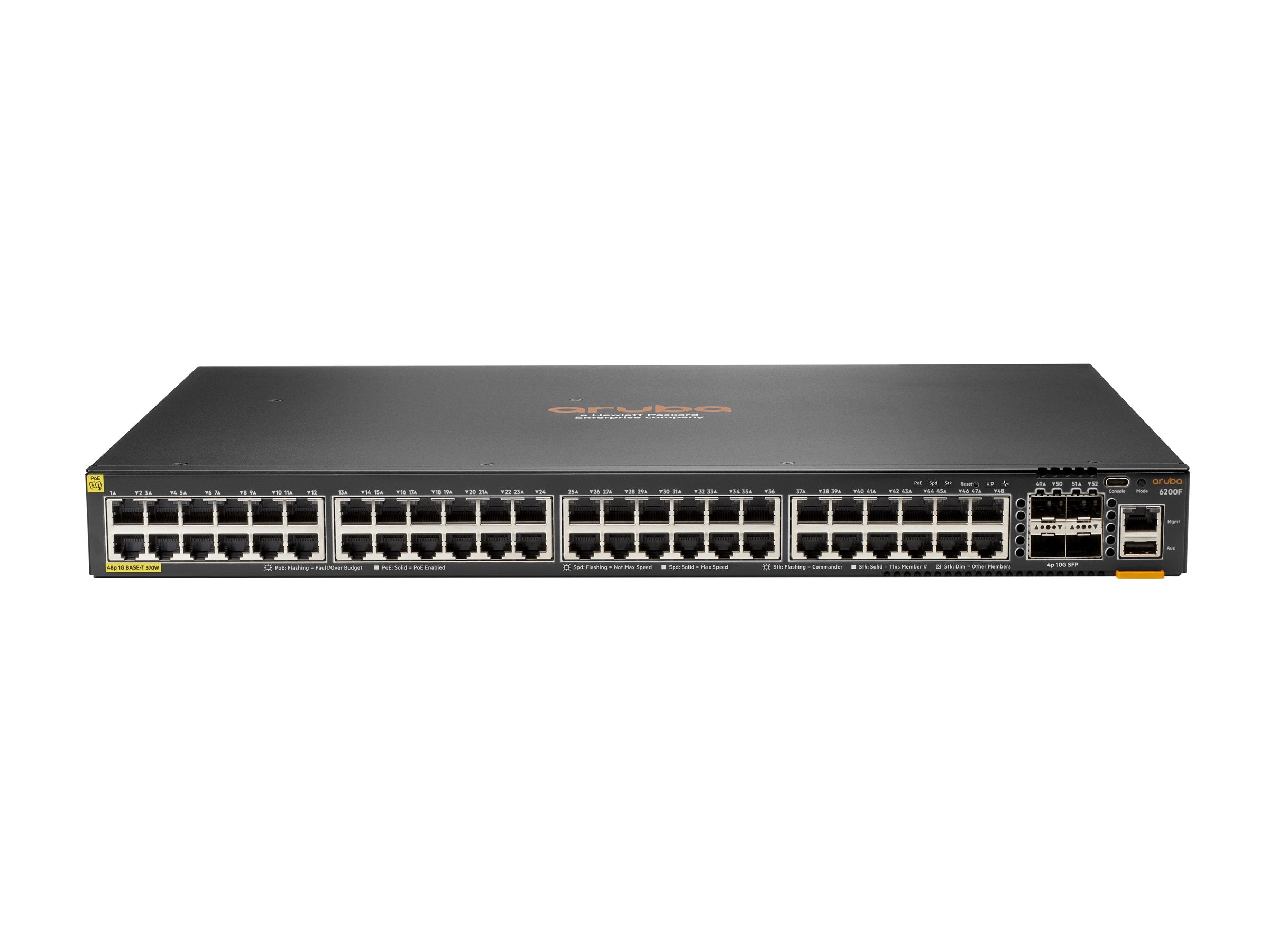 HPE Aruba Networking CX 6200F 48G 4SFP Switch EU en