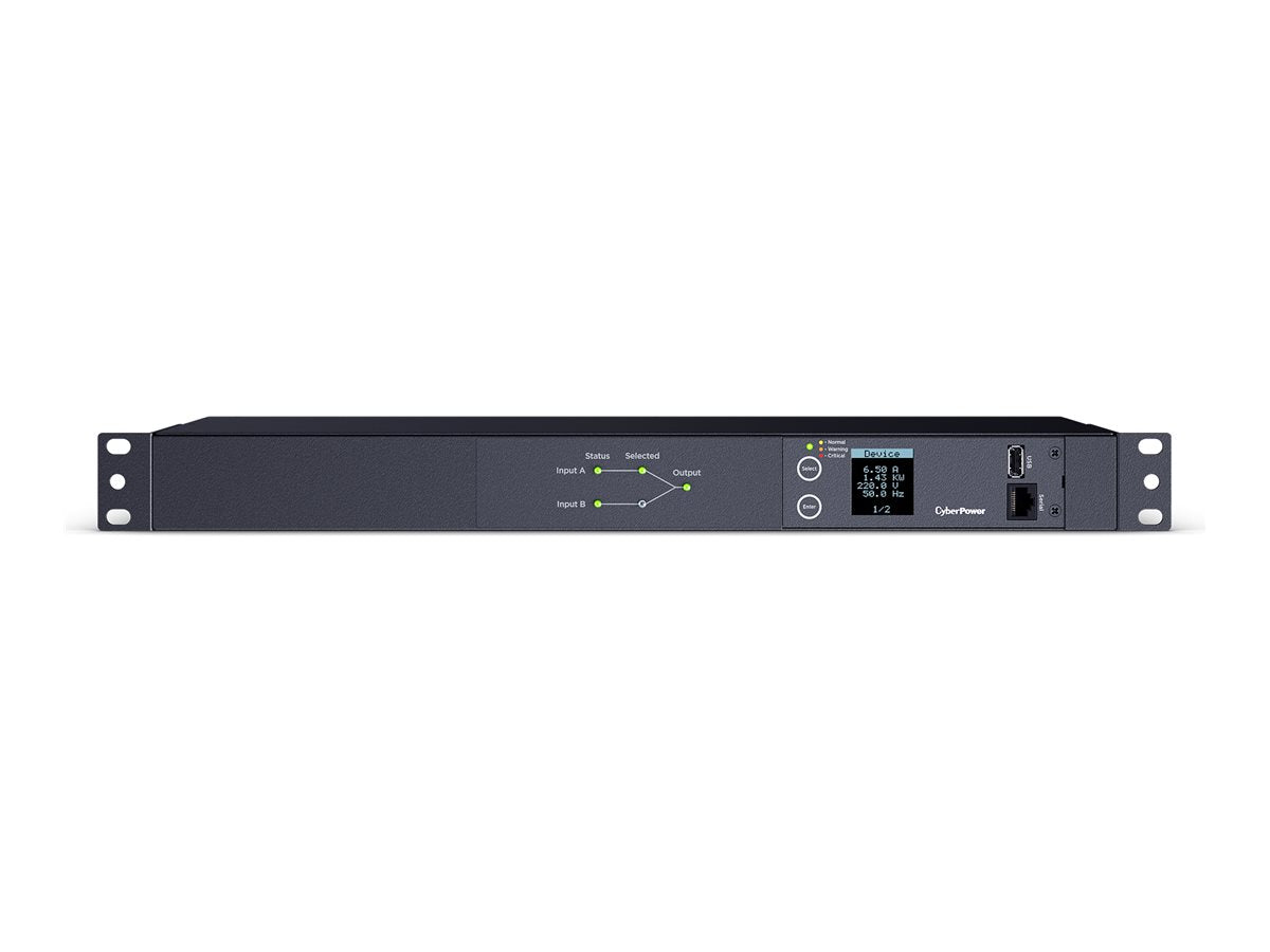 CYBERPOWER METERED ATS PDU PDU24004 Vorderansicht