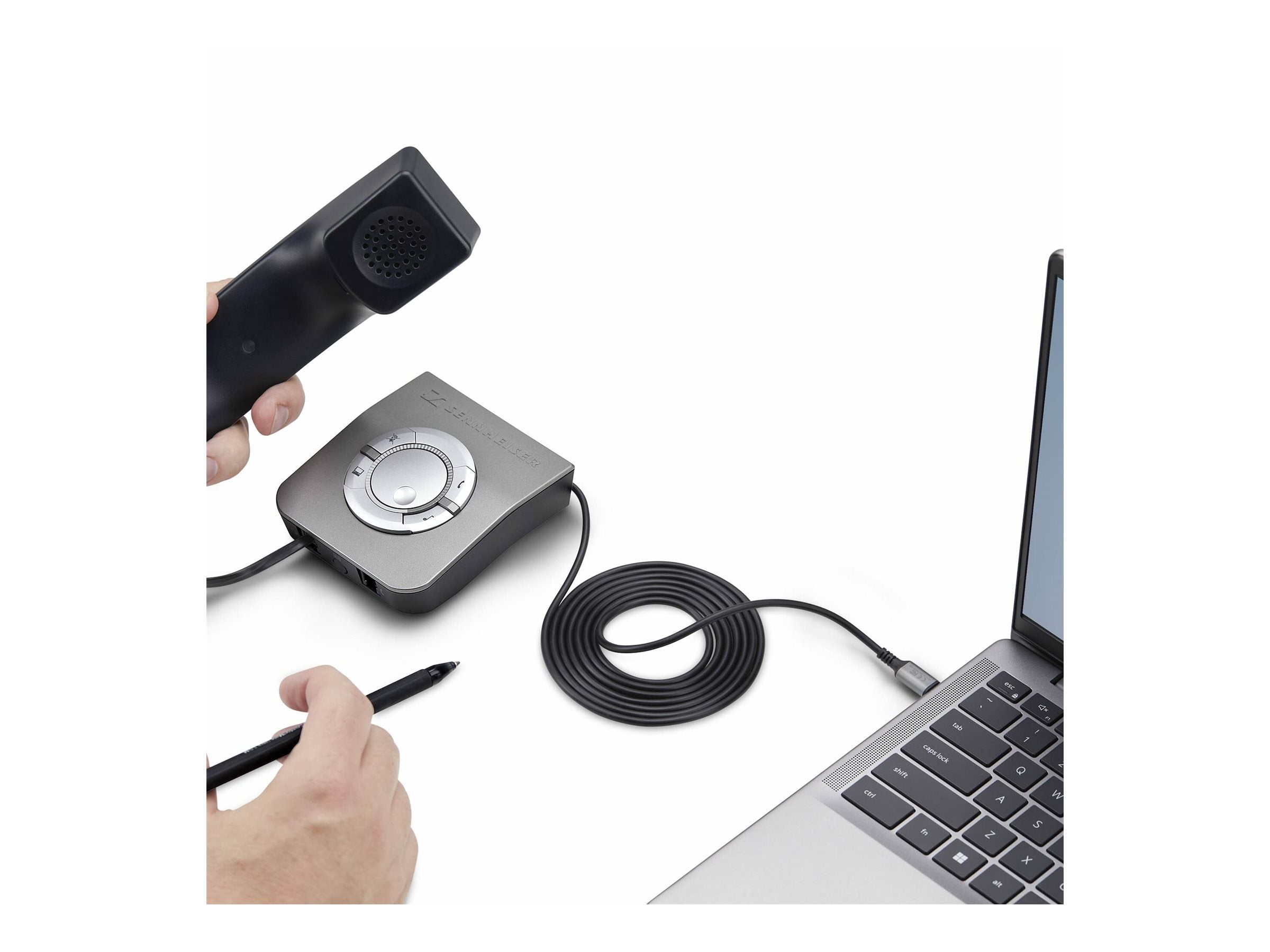 STARTECH.COM USB-C auf RJ9 Adapter fur Burotelefone oder Kabel-Drahtlose Headsets fur Festnetz und VoIP Geräte 1