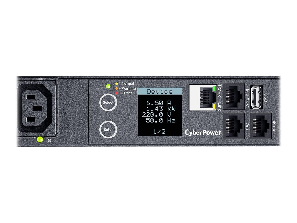CYBERPOWER Swiched PDU41005230V/20A Vorderansicht