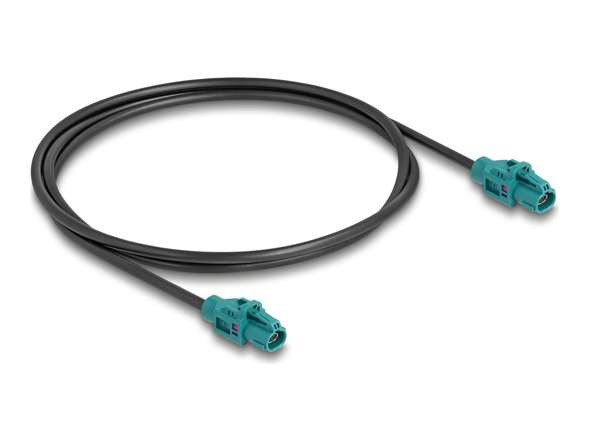 DELOCK Kabel HDMTD Z single Buchse zu HDMTD Z single Buchse 1m - Vorderansicht