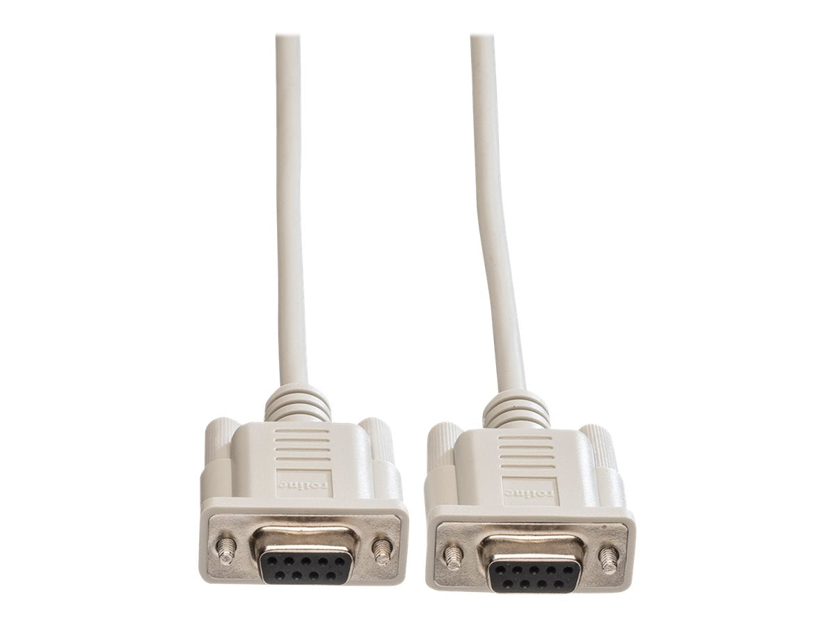 ROLINE 9-9pol. Link-Kabel BU/BU 1,8m - Vorderansicht