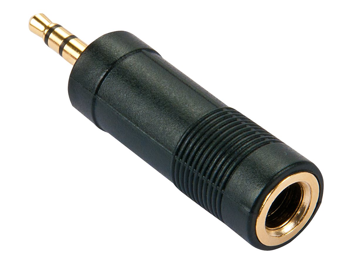 LINDY Audio-Adapter 3,5mm female an 6,3mm female vergoldet - Vorderansicht