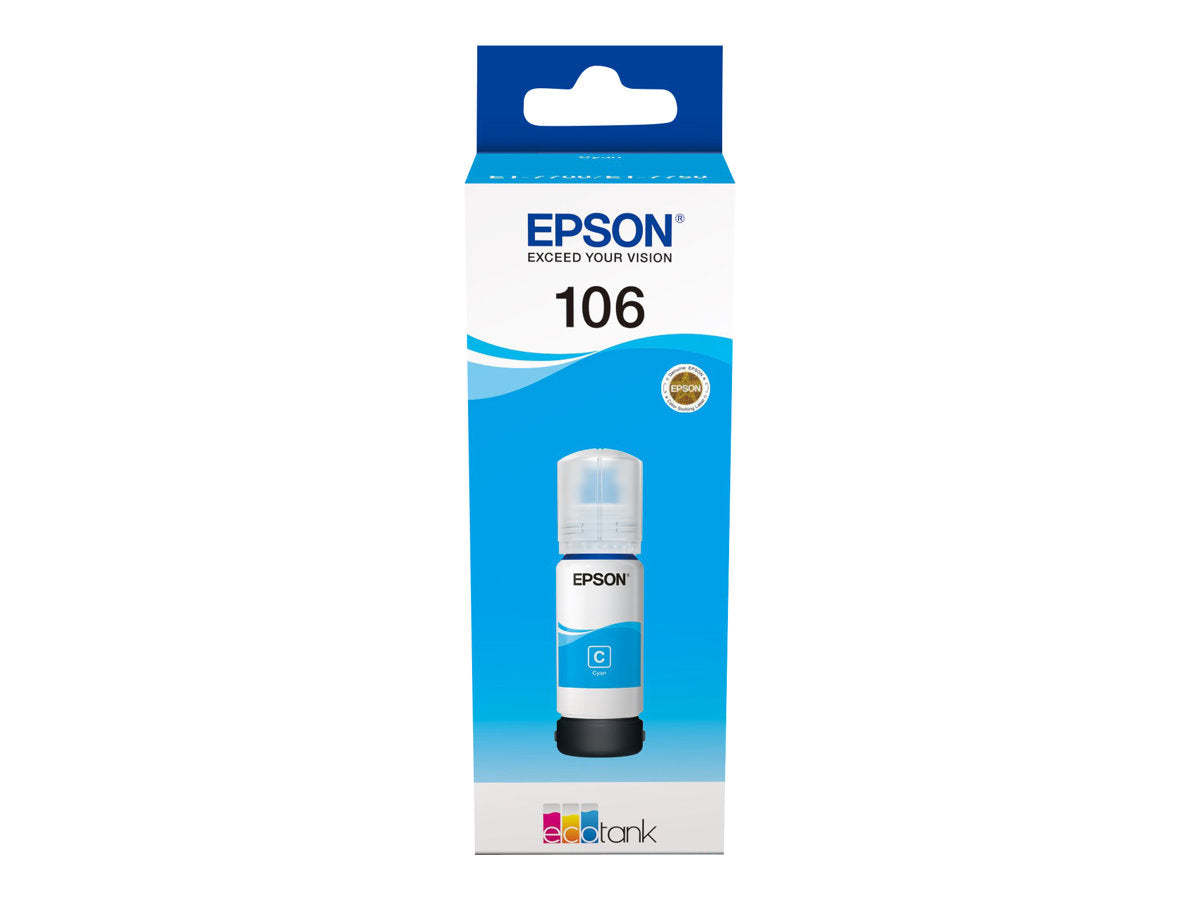 EPSON 1LB 106 EcoTank Cyan Tintenbehälter Detailansicht