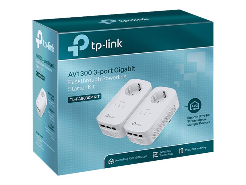 TP-LINK TL-PA8030P KIT Powerline Adapter Vorderansicht