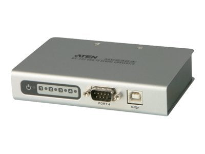 ATEN UC2324 USB-zu-Seriell RS-232 Hub 4-Port Vorderansicht
