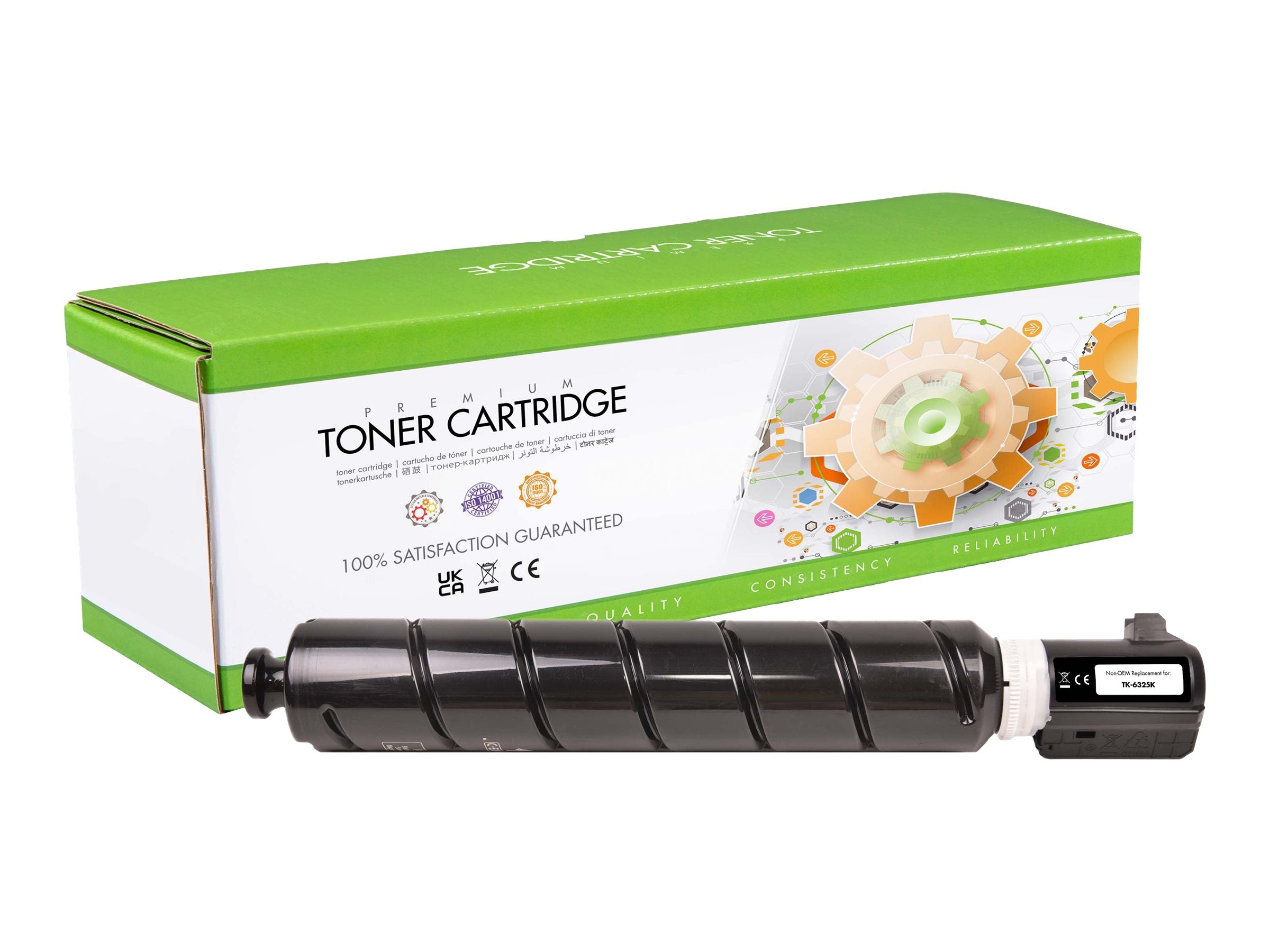 STATIC Tonerpatrone Kyocera TK-6325K schwarz Vorderansicht
