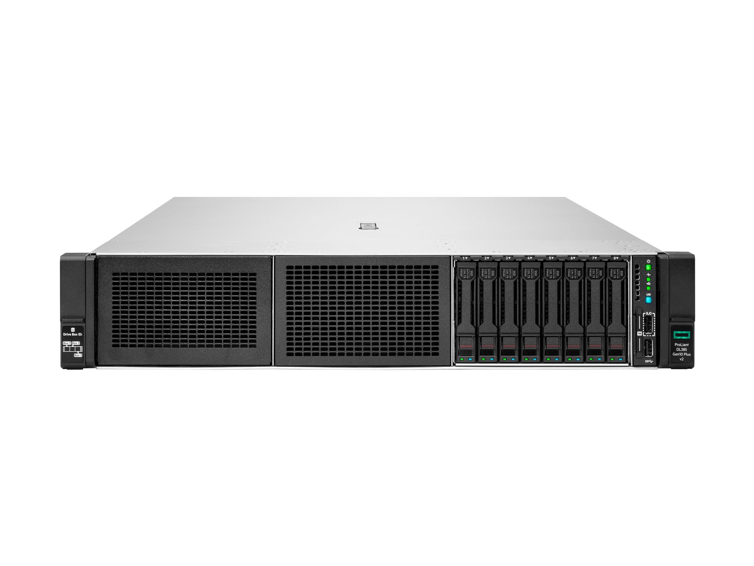 HPE ProLiant DL385 Gen10+ v2 2HE EPYC 7313 16-Core 3.0GHz 1x32GB-R 8xSFF Hot Plug MR416i-a 800W Server