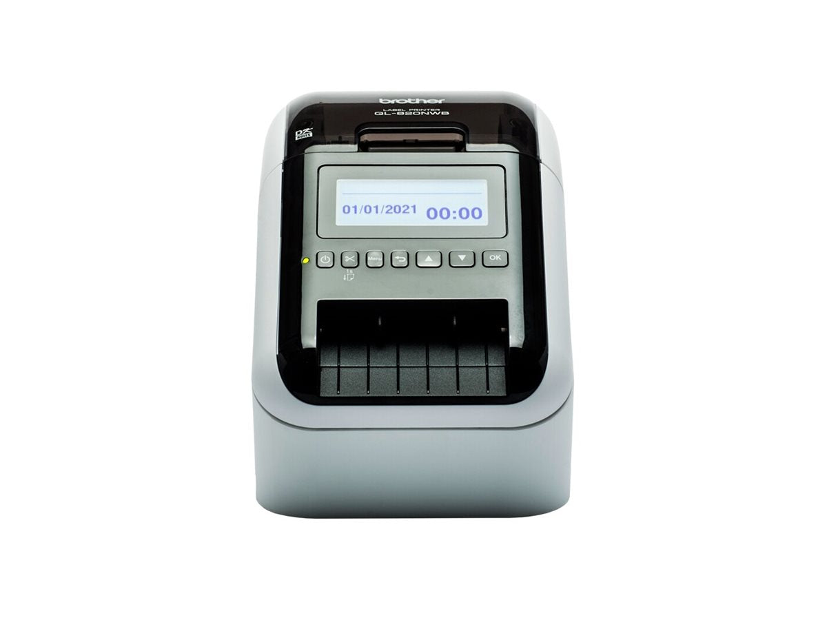 BROTHER QL-820NWBcVM Etikettendrucker Seitenansicht