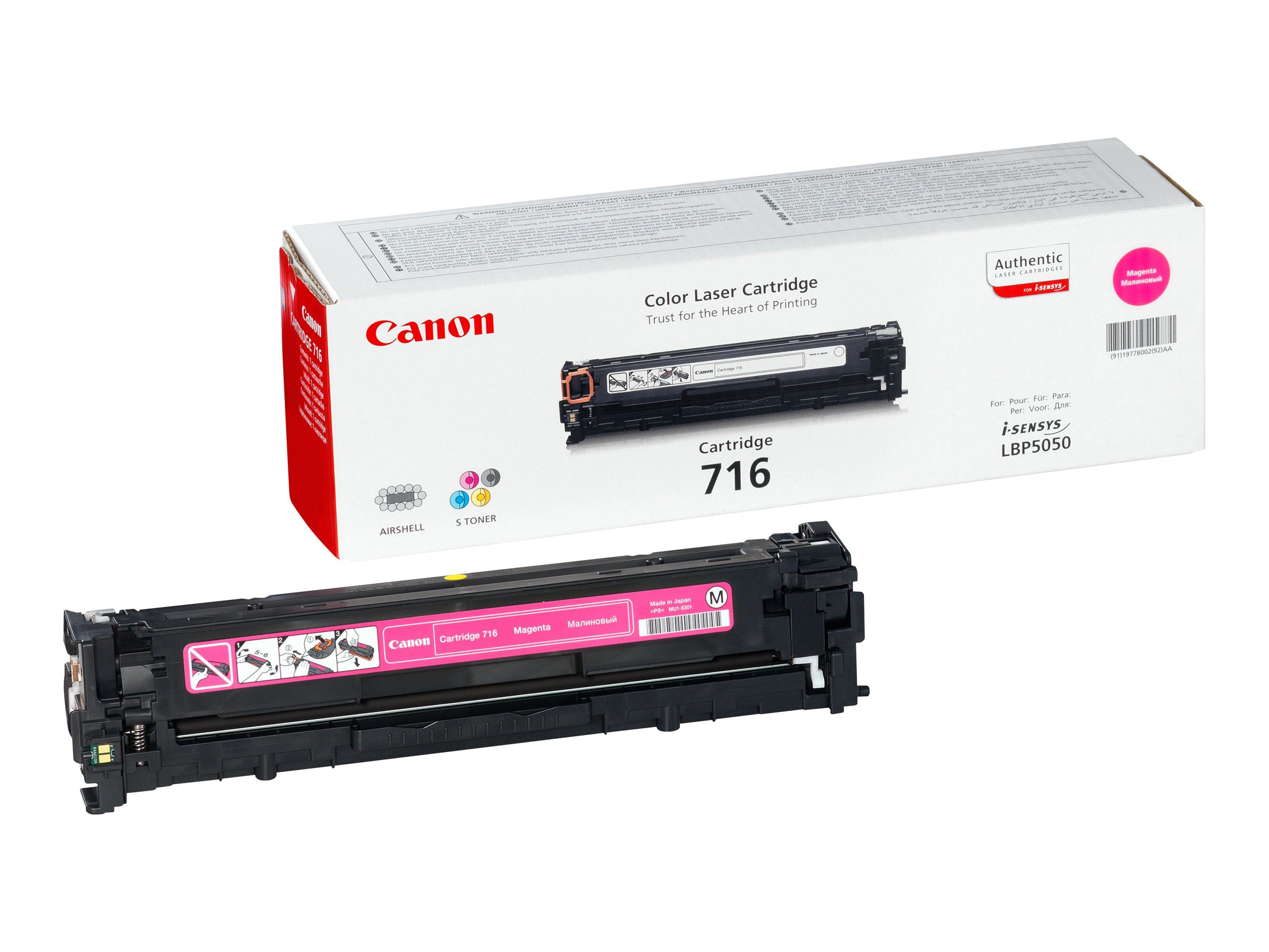 CANON 716 Toner magenta Vorderansicht
