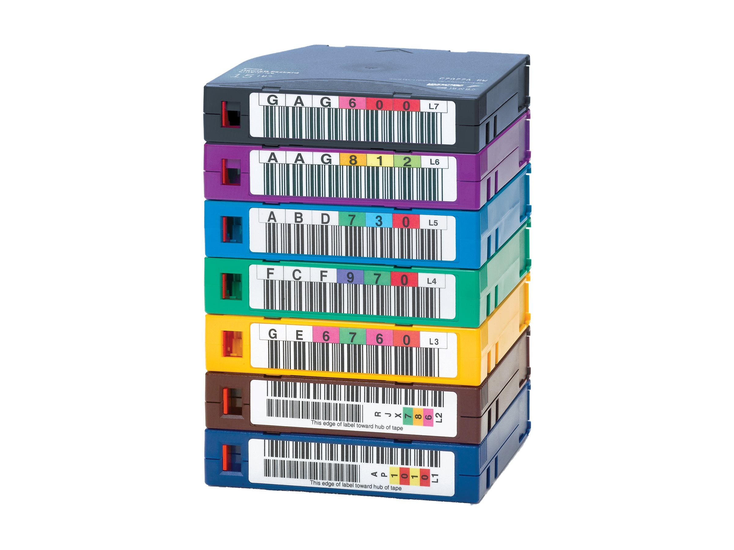 HPE LTO6 Ultrium 6,25 TB MP RW Ecopack Vorderansicht