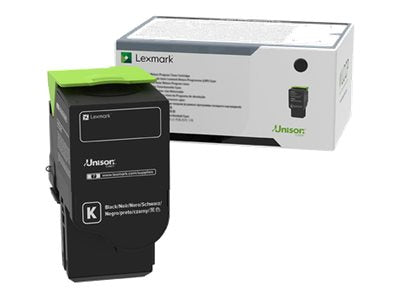 LEXMARK 78C0U10 Black Ultra High Yield Toner Cartridge - Vorderansicht