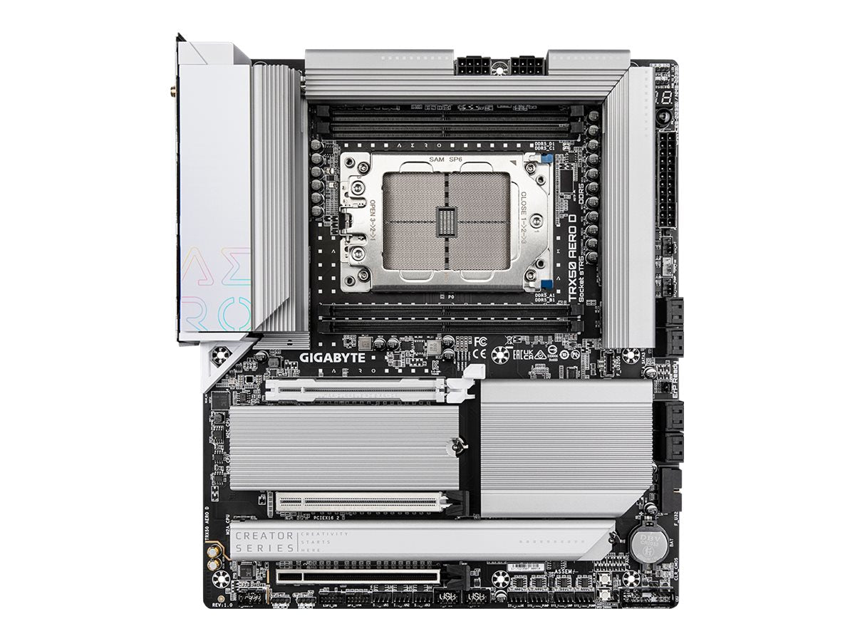 GIGABYTE TRX50 AERO D Motherboard Rückansicht