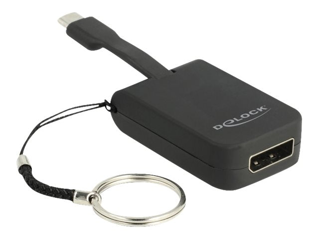 DELOCK USB Type-C Adapter zu DisplayPort DP Alt Mode 4K 60Hz - Vorderansicht